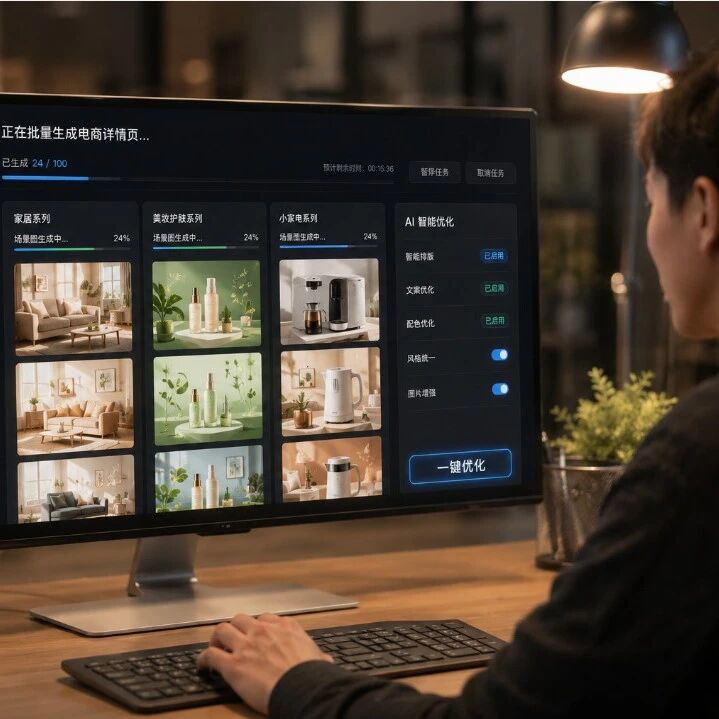AI生成电商详情图套图，正在悄悄改变电商行业