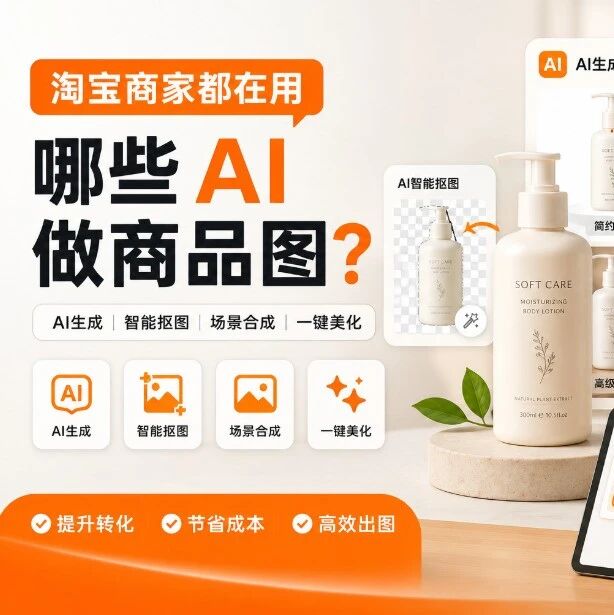 淘宝商家都在用哪些 AI 做商品图？