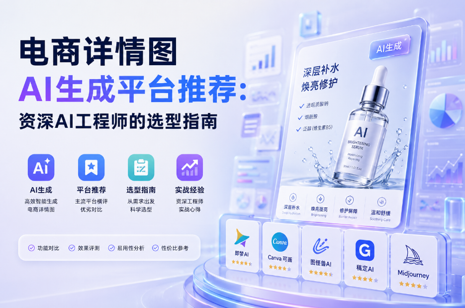 电商详情图AI生成平台推荐：资深AI工程师的选型指南