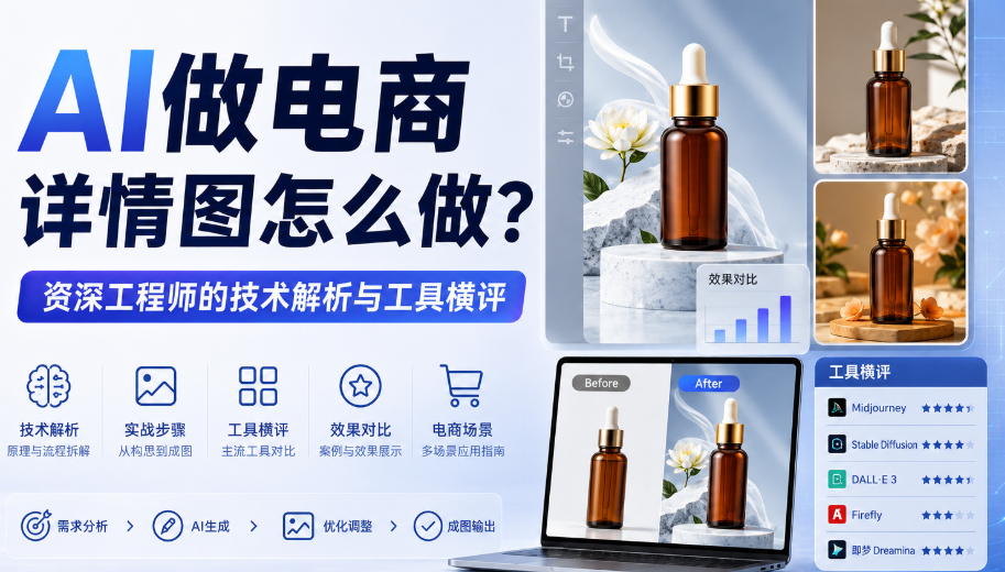 AI做电商详情图怎么做？资深工程师的技术解析与工具横评