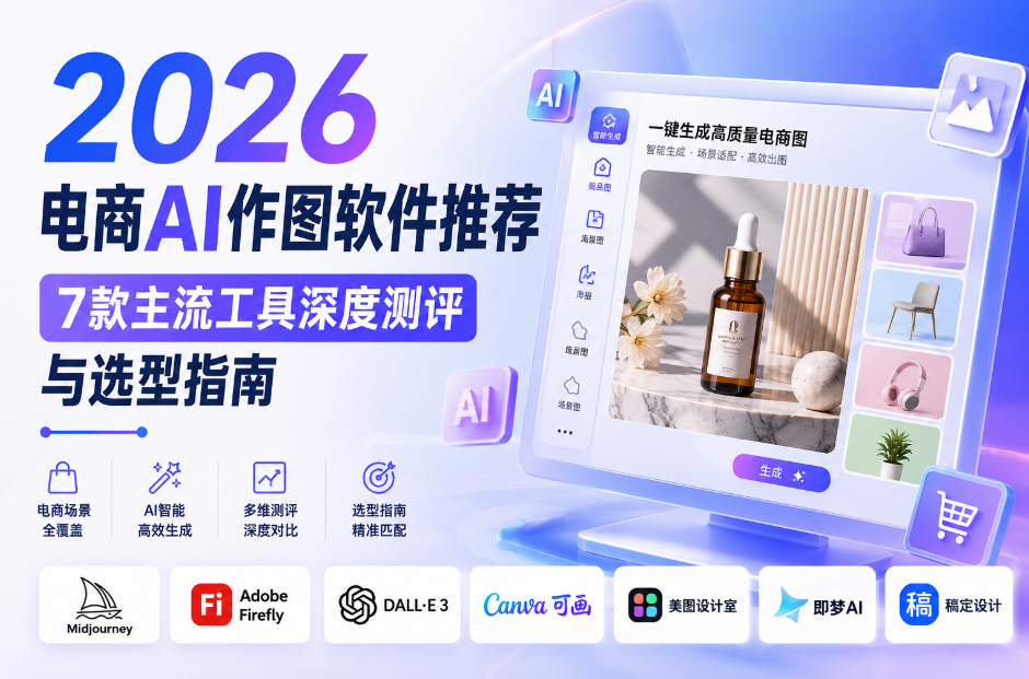 电商AI作图软件推荐:7款主流工具深度测评与选型指南