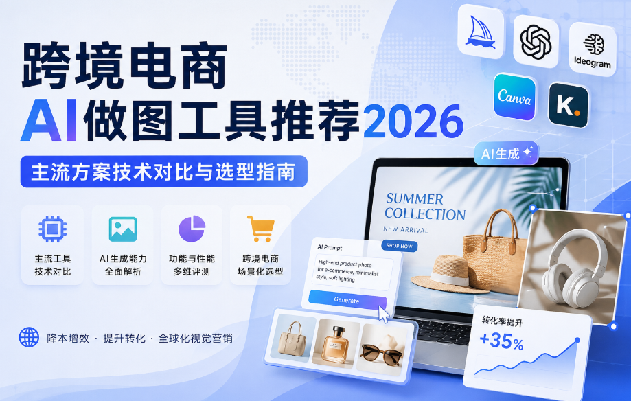跨境电商AI做图工具推荐2026:主流方案技术对比与选型指南