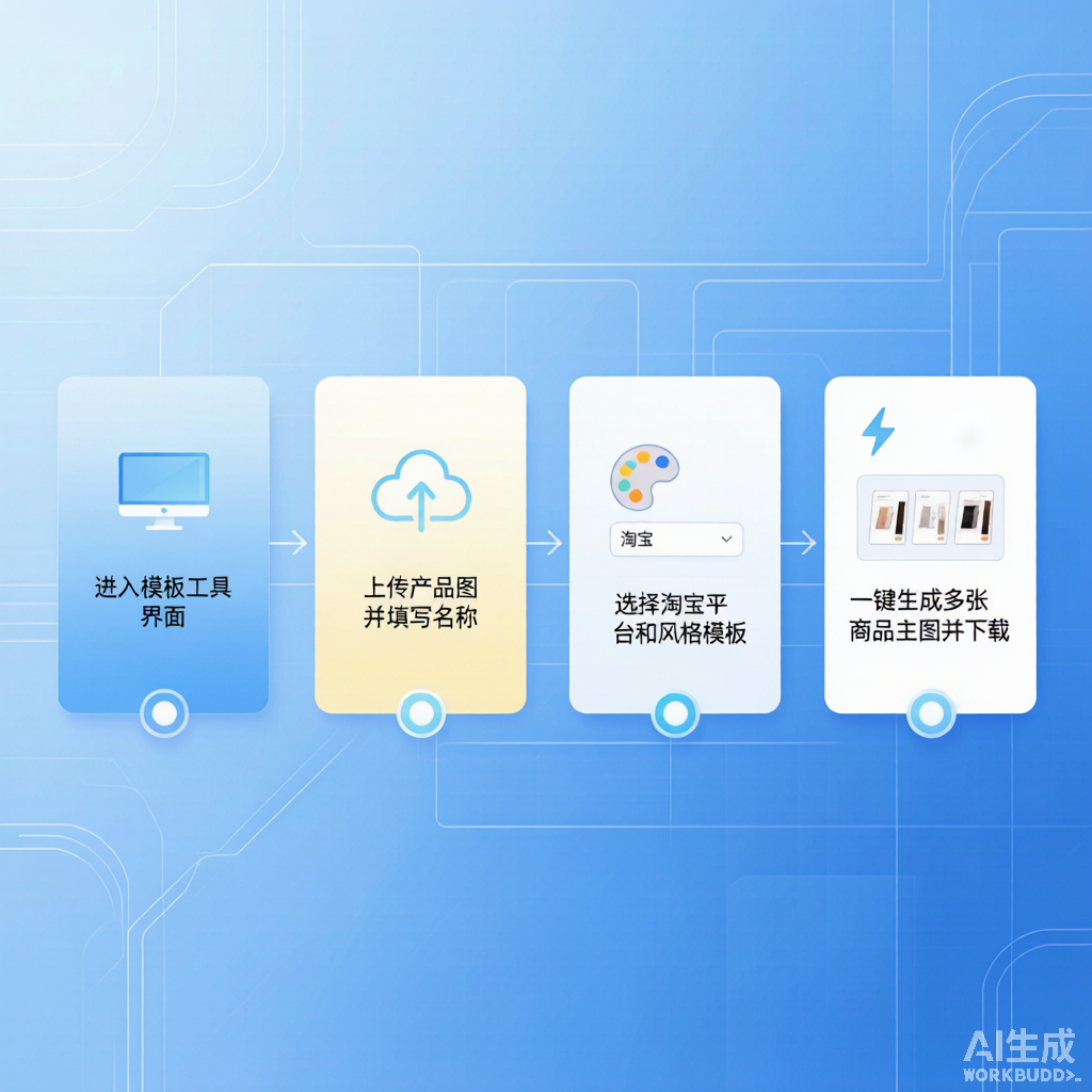 淘宝详情图制作六步流程示意图