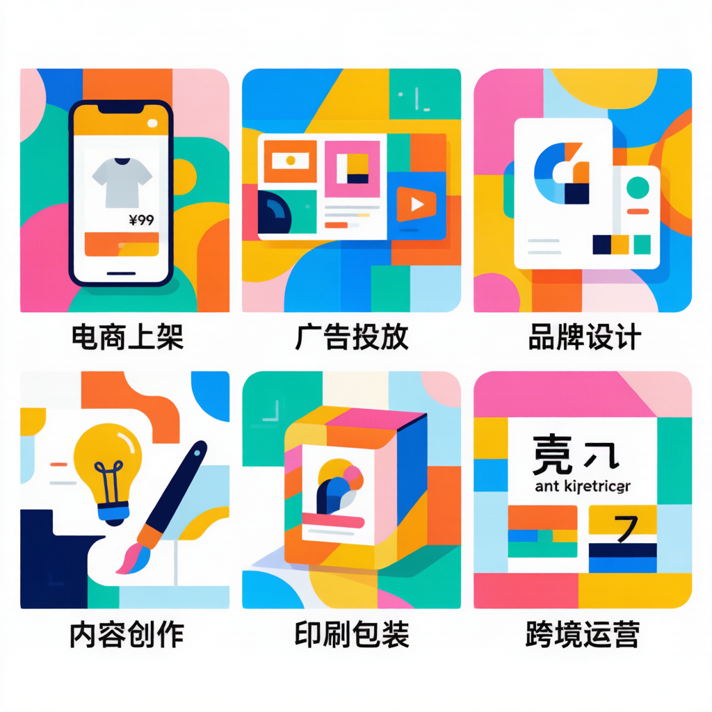 图片AI生成软件多场景应用四宫格